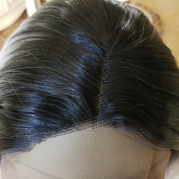 Black Gray Beauty LaceFront Wig